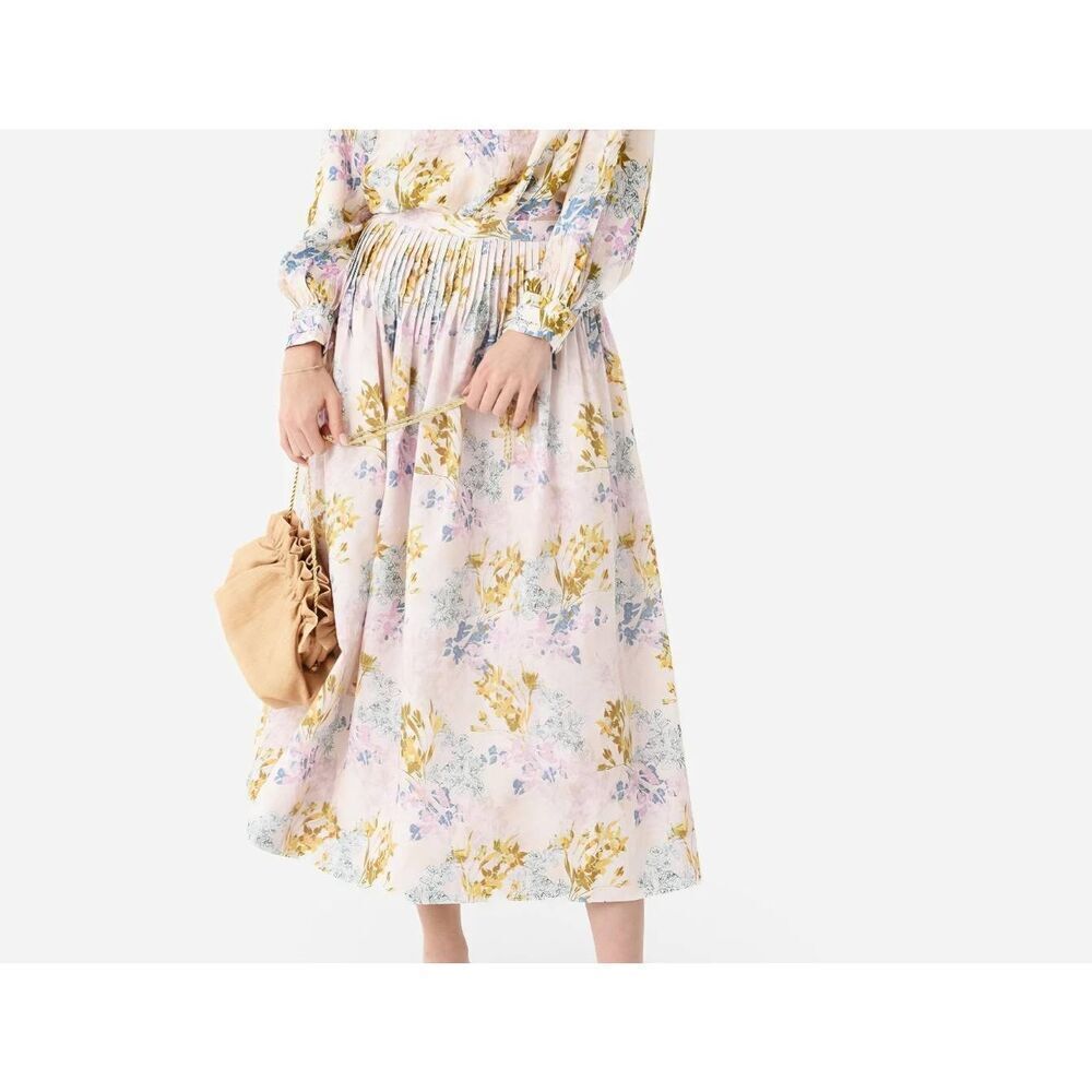 Hunter Bell Fallon floral silk skirt sz 0